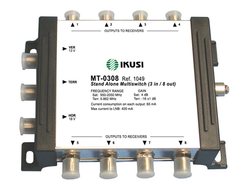 Ikusi 3x8 Multiswitch MT-0308