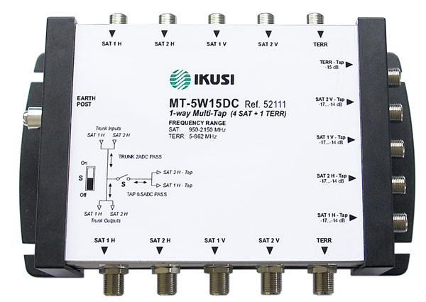 Ikusi MT-5W15DC 5 Wire 15dB Tap Multitap