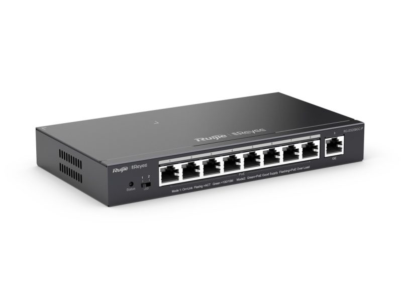 Ruijie Reyee RG-ES209GC-P, 9-Port Gigabit Smart Cloud Managed PoE Switch