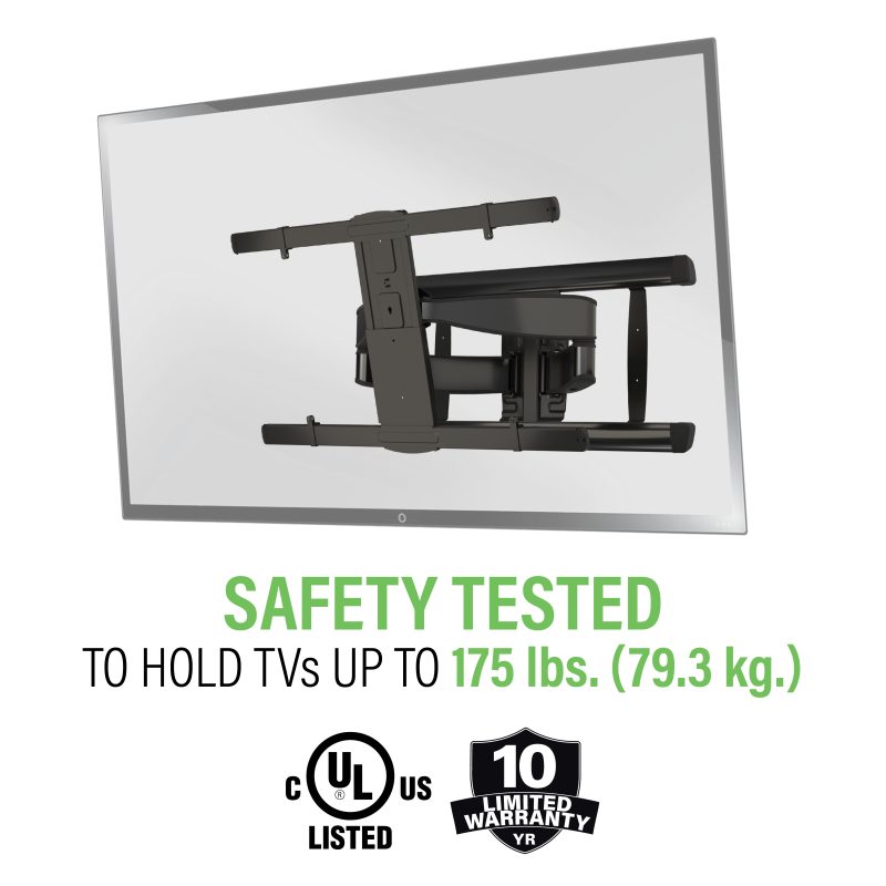 Sanus VXF830-B2 Full Motion TV Mount for 65-100" TVs - Image 5