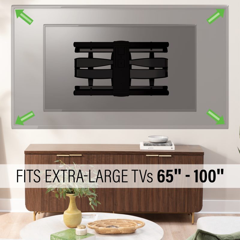 Sanus VXF830-B2 Full Motion TV Mount for 65-100" TVs - Image 4