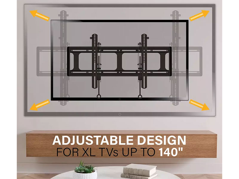 Sanus VXL7 Extra Large Fixed TV Mount 65-140" - Image 3