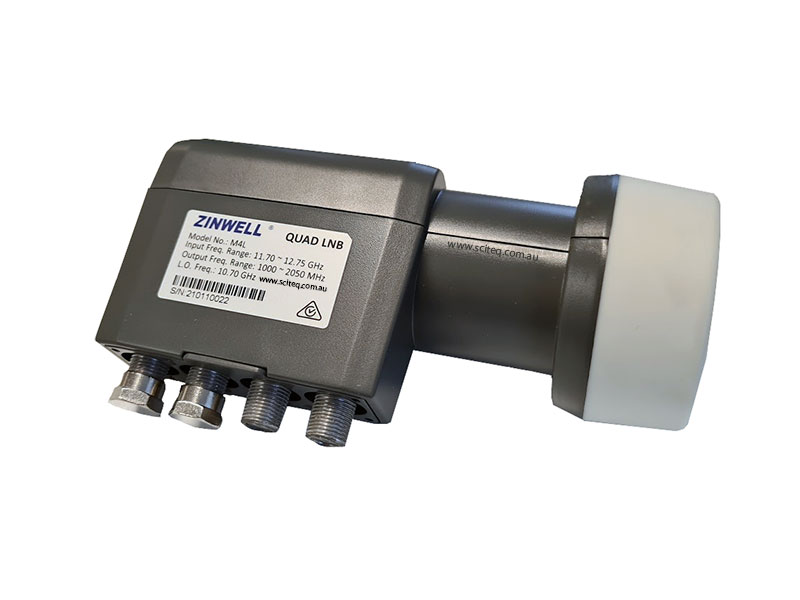 Zinwell Quad 10.7GHz Satellite LNBF