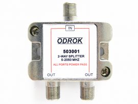 Odrok 2 Way Satellite Splitter