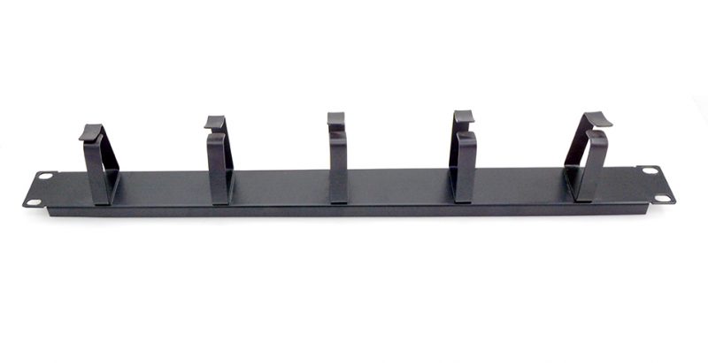 19" 1RU Patch Cable Management 5 Rings - Image 2