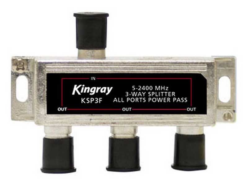 Kingray KSP3F 3 Way Splitter Foxtel Multistacker Approved