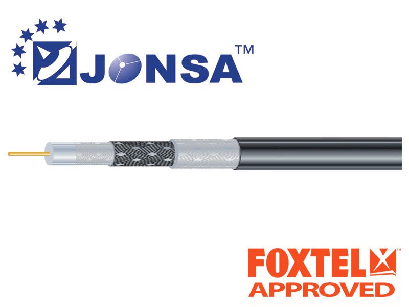 Jonsa CRG6UBT RG6 Tri Shield Coaxial Cable